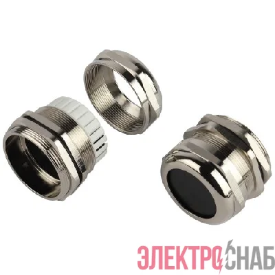 Ввод кабельный (сальник) PGM 42 d32-38мм (d отверст. 54мм) IP68 латунный (уп.2шт) Эра Б0065213