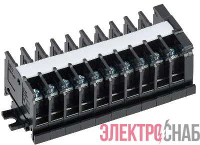 Блок зажимов БЗН TK-010 1.5кв.мм 10А на DIN-рейку 10 пар IEK YZN43-10-001-K02