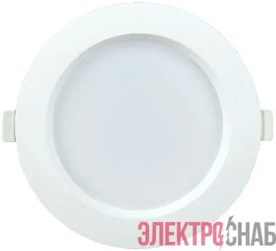 Светильник светодиодный ДВО 1701 9Вт 3000К IP40 круг бел. IEK LDVO0-1701-09-3000-K01