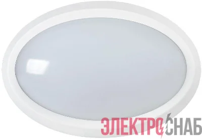 Светильник светодиодный ДПО 5020 8Вт 4000К IP65 овал бел. IEK LDPO0-5020-08-4000-K01