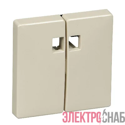 Клавиша для 2-кл. выкл. Merten Antique c окошком для свет. индик. беж. SchE MTN413544