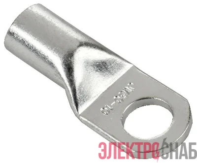 Наконечник медный луженый JGA-50-10 (ТМЛ) (уп.5шт) IEK UNP10-31-O-050-010-05