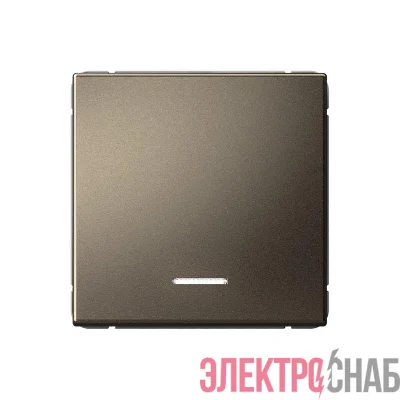 Выключатель 1-кл. ArtGallery (сх. 1а) 10AX с подсветкой механизм мокко SE GAL000613