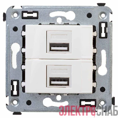 Устройство зарядное USB СП Avanti "Белое облако" DKC 4400543