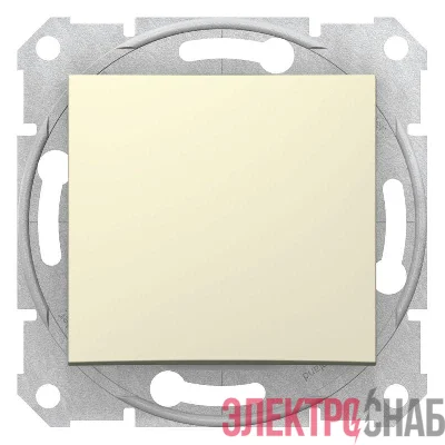 Переключатель проходной 1-кл. СП Sedna 10А IP20 (сх. 6) 250В механизм беж. SchE SDN0400147
