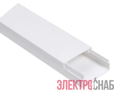 Кабель-канал 60х40 L2000 пластик ECOLINE IEK CKK11-060-040-1-K01-018