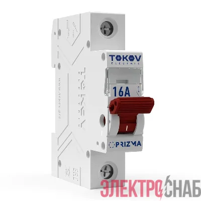 Выключатель нагрузки модульный 1п 16А PRIZMA TOKOV ELECTRIC TKE-PZ60-MDSI-1-16