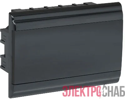 Корпус модульный встраиваемый ЩРВ-П-12 PRIME IP41 пластик. черн. IEK MKP13-V-01-12-41-K02