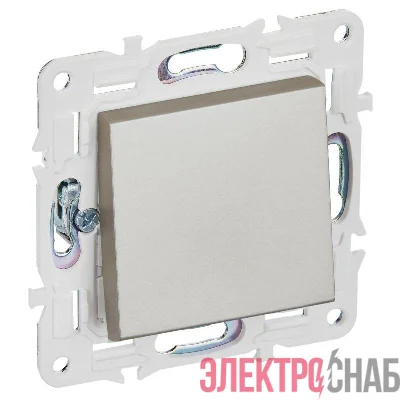 Выключатель перекрестный 1-кл. SKANDY 10А SK-V03Sh шампань IEK SK-V13-0-10-K37