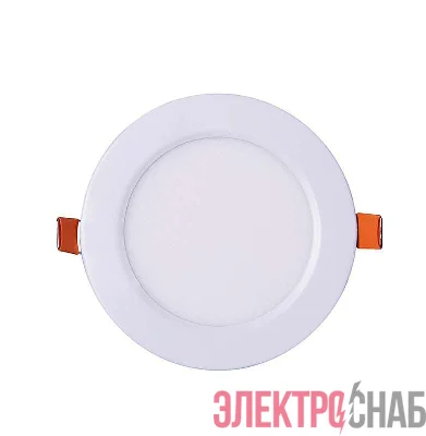 Светильник светодиодный PPL-R WH 6Вт 4000К IP40 d120мм ДВО встраив. ультратонкий кругл. JazzWay 5008465A