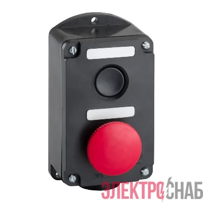 Пост кнопочный ПКЕ-222 2 У2 IP54 красн. гриб КЭАЗ 150757