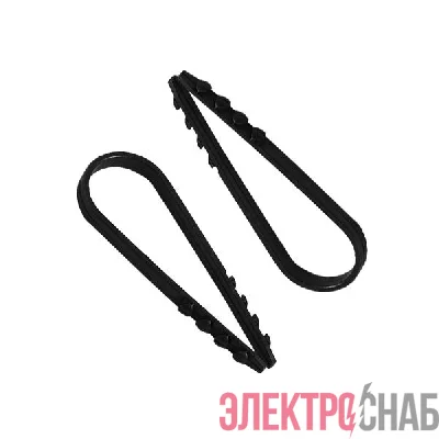 Дюбель-хомут для круглого кабеля 11-18мм черн. (уп.100шт) TOKOV ELECTRIC TKE-DH-11-18-C05