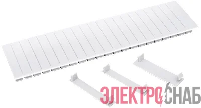 Заглушка 12 мод. бел. IEK YZM10-12-K01