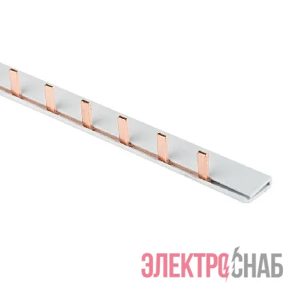 Шина соединительная PIN 1ф 63А мед. изол. 54мод (дл.1м) EKF pin-01-63