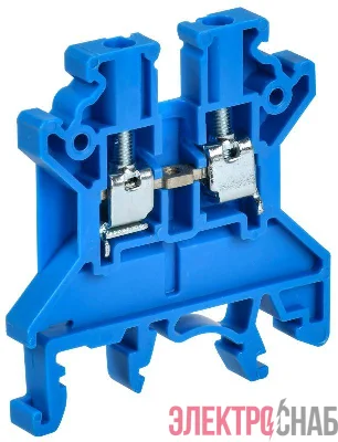 Колодка клеммная CTS ARMAFIX 2.5кв.мм син. IEK YCT10-00-K07-002