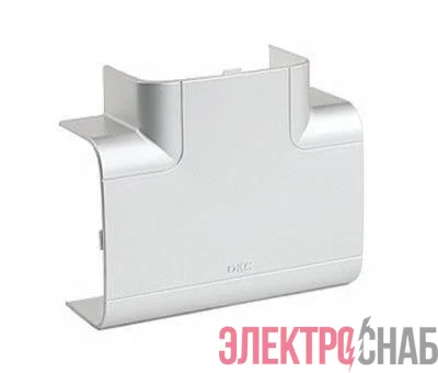Тройник для кабель-канала 140х50 с разд. сер. мет. DKC 01406G