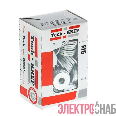 Шайба кузовная М6 DIN 9021 оцинк. (уп.200шт) Tech-Krep/Zitar 105265
