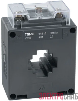 Трансформатор тока ТТИ-30 300/5А кл. точн. 0.5 5В.А IEK ITT20-2-05-0300