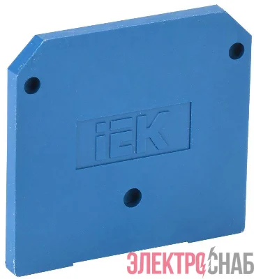 Заглушка для ЗНИ-35кв.мм (JXB125А) син. IEK YZN10D-ZGL-035-K07