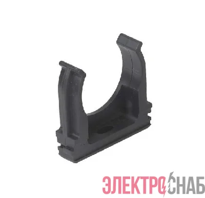 Держатель для труб (клипса) d16мм пластик черн. Ruvinil К01116Ч