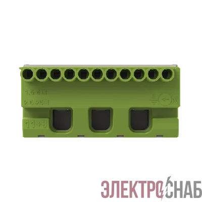 Клеммник самозажимной PE 11х4+3х25мм ZK113G 1 4.61 23.05 ABB 1SPE007715F9714
