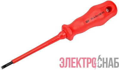 Отвертка диэлектрическая шлицевая SL4.0х100 K2 1000В ARMA2L 3 IEK A2L3-SC30-K2-SL-40-100