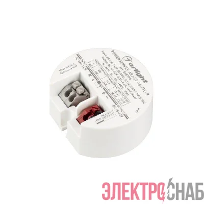 Блок питания ARJ-SP-16-PFC-R 15-42В 0.35-0.4А 16Вт IP20 пластик Arlight 048770
