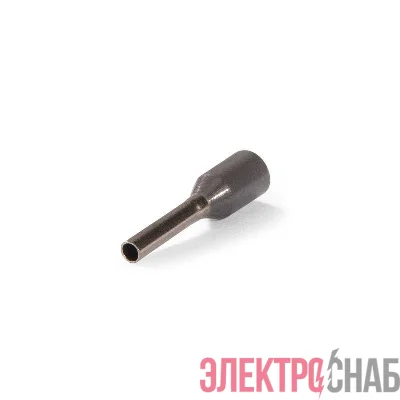 Наконечник штыревой втулочный изолированный НШВИ 0.75-8 ЕВРО сер. КВТ 103198