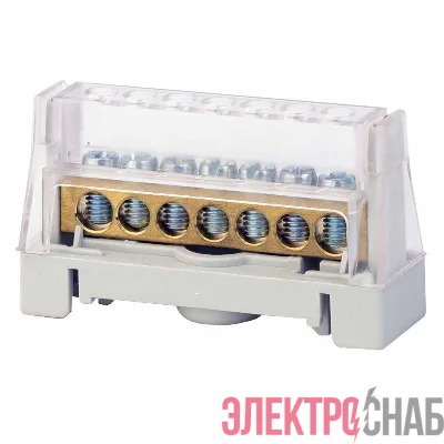 Колодка клеммная поликарбонат 11х5.3мм 1p сер. DKC 5011F