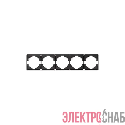 Рамка 5-м ROUND MIELE оникс Kranz KR-78-0755-3