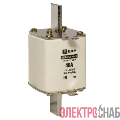 Вставка плавкая ППН-37 400/40А габарит 2 PROxima EKF fus-37/400/40