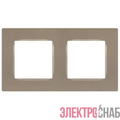 Рамка 2-м 12-5202-04 Классик шампань Эра Б0067722