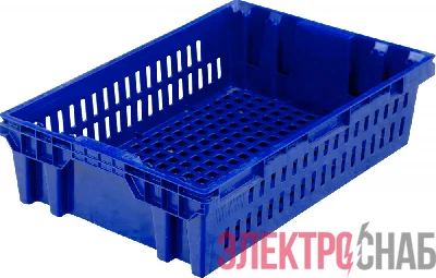 Ящик хлебный 600х400х152,5 1,4 кг.  синий 403-1 403-1