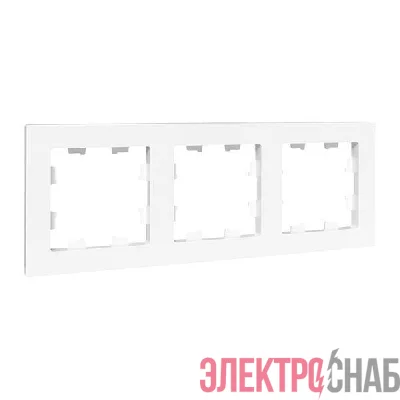 Рамка 3-м Эпика пластик бел. EKF UP1-FPW-03