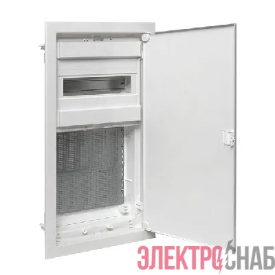 Щит комбинированный встраив. Nova 1 DIN-рейка + 2 монтаж. платы 3 габарит IP41 с пластик. дверью EKF nv-cb-pd-1+2