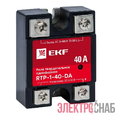 Реле твердотельное однофазное RTP-40-DA PROxima EKF rtp-1-40-da