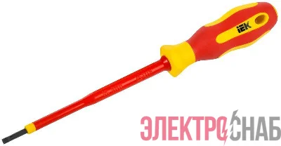 Отвертка диэлектрическая SL3.0х100 Т2 ARMA2L 5 IEK A2L5-SC30-T2-SL-30-100