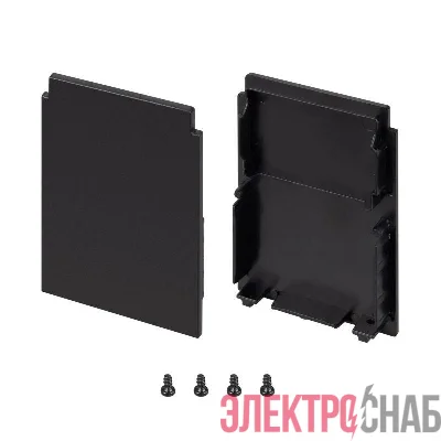 Заглушка SL-LINE-4050-3L-HIGH BLACK глухая пластик (комплект) Arlight 044678