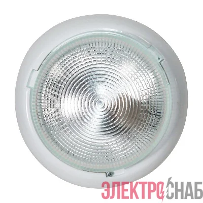 Светильник НБО 23-60-001 "Раунд" d220 1х60Вт E27 IP44 корпус бел. Элетех 1005500564