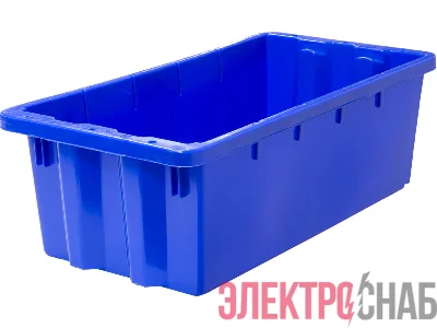 Ящик 600х300х190 мороз. универсальный  синий 417 м 417 м