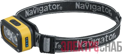 Фонарь аккумуляторный налобный 95 628 NPT-H43-ACCU 1LEDx3Вт 1LEDx3Вт 5реж Li-ion 0.5А.ч NAVIGATOR 95628