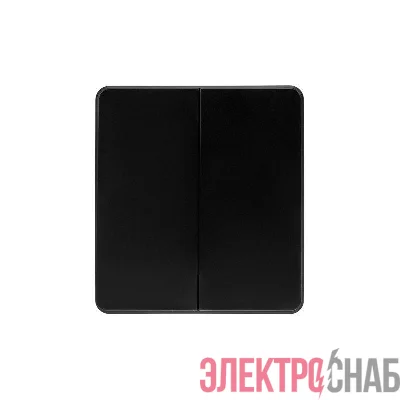 Выключатель проходной (переключатель) 2-кл. СП ROUND 10А оникс Kranz KR-78-0709-3