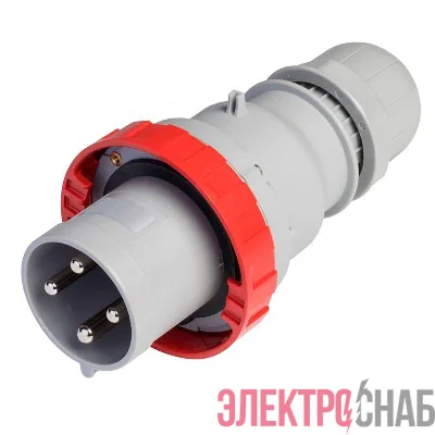 Вилка эл. каб. 125А 3P+E 400В IP67 DKC DIS21812536