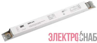 Аппарат пускорегулирующий электронный (ЭПРА) 418 для линейных ЛЛ T8 IEK LLV418D-EBFL-4-18