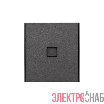 Розетка компьютерная СП STRONG MIELE RJ45 кат.6 графит Kranz KR-78-0724-6