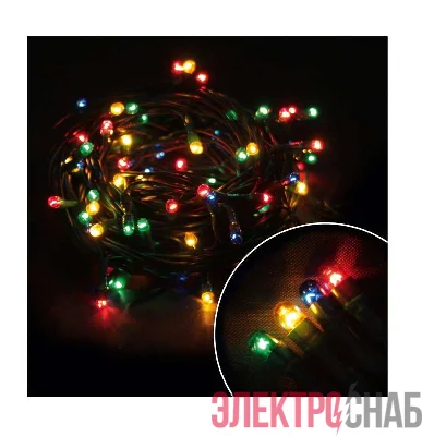 Гирлянда OTW100C-M 100 разноцв. микроламп 8 реж. IP40 5м SHLights 4690601003072