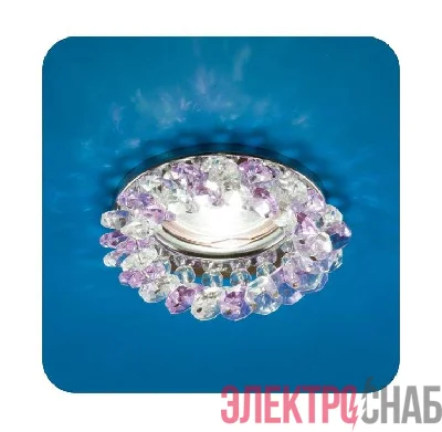 Светильник Venecia 51 05 73 декор. из огран. стекла MR 16 основание хром; стекло прозр. ИТАЛМАК IT8292