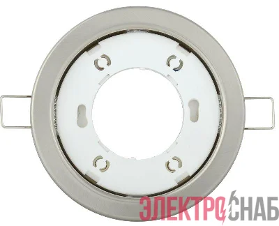 Светильник точечный GX53 встраив. матов. хром. IEK LUVB0-GX53-1-K27