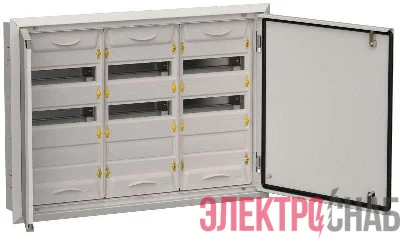 Корпус ЩРв-108 (3х36) TITAN 5 630х885х130 IP31 сер. метал. IEK TI5-50-V-3X036-31-7035