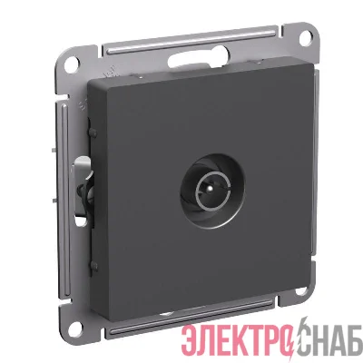 Розетка телевизионная TV AtlasDesign коннектор механизм базальт SE ATN001493